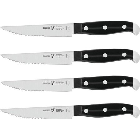 HENCKELS INTERNATIONAL Statement Series Steak Knife Set, Stainless Steel Blade 13549-000